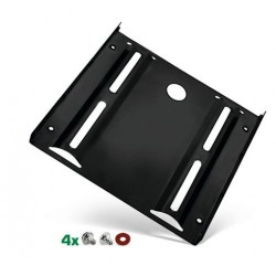 FRAME - Kit di montaggio Telaio montaggio HDD-/SSD da 2,5 a Slot 3,5, viti di fissaggio, nero