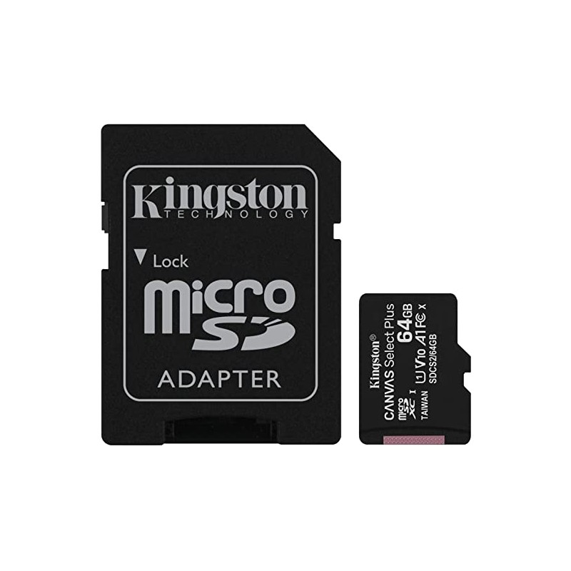 Micro SD-Card 64GB Kingstone SDCS2/64GB 100mb/S