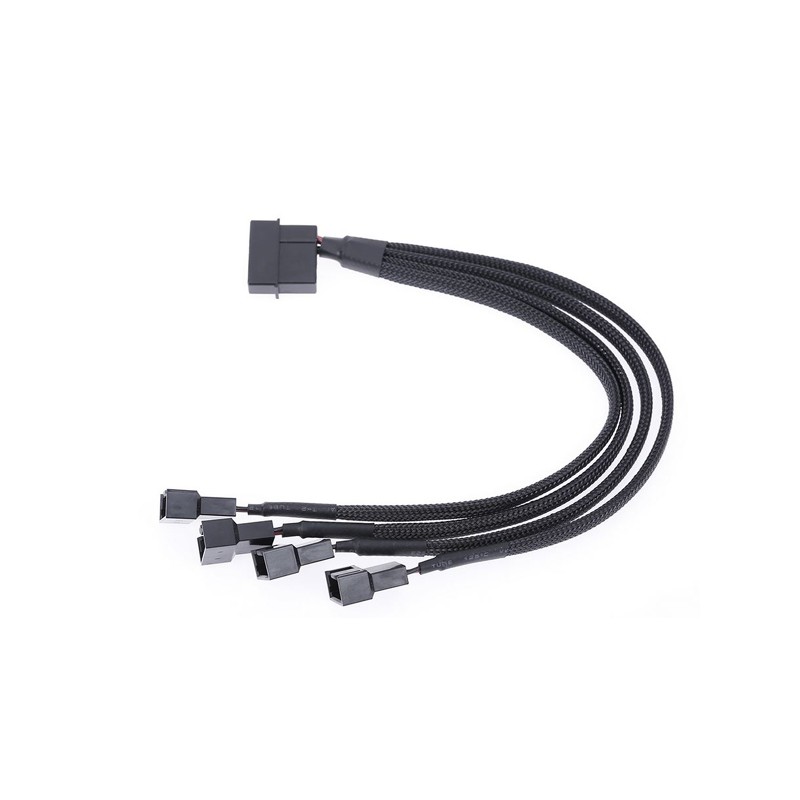 Cavo Splitter Distributore alimentazione 12 v 27 cm 4pin IDE Molex A 4-Port 3Pin o 4Pin.