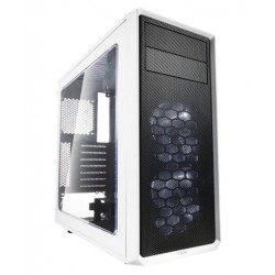 CASE - Fractal Design Focus G - Mid Tower ATX - 2x ventola incluse - USB 3.0 - pannello laterale trasparente - Bianco