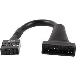 CAVO USB 3.0 - Adattatore per collegare Porte USB 3.0 Case a scheda madre USB 2.0 ,15cm circa
