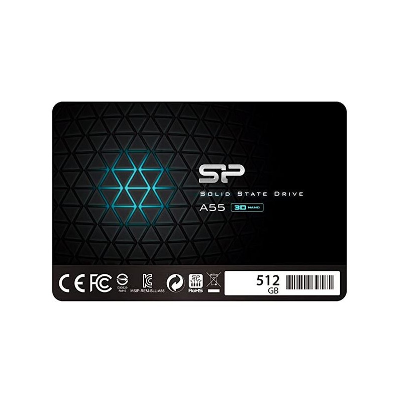 MEMORIA DATI - 512GB SSD Silicon Power 3D NAND A55 SLC Cache Performance Boost  R560 W530