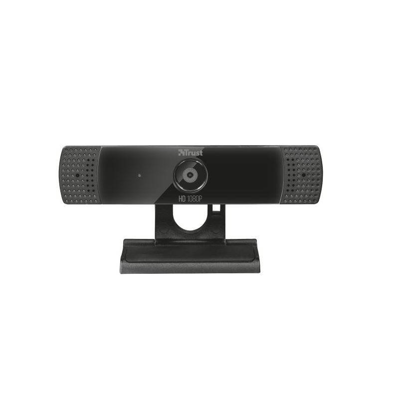 WEBCAM - Trust GXT 1160 Vero Webcam Full HD 1080P con Microfono Integrato, Nero