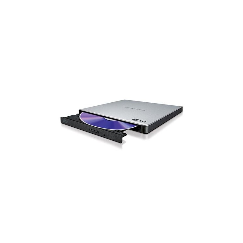 LG Masterizzatore Esterno DVD Supporto M-Disc Mac Compatibile Colore Argento   GP57ES40