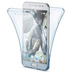 COVER -Cover compatibile con Samsung Galaxy J7 2017 EU Silicone Trasparente Full-Body Case