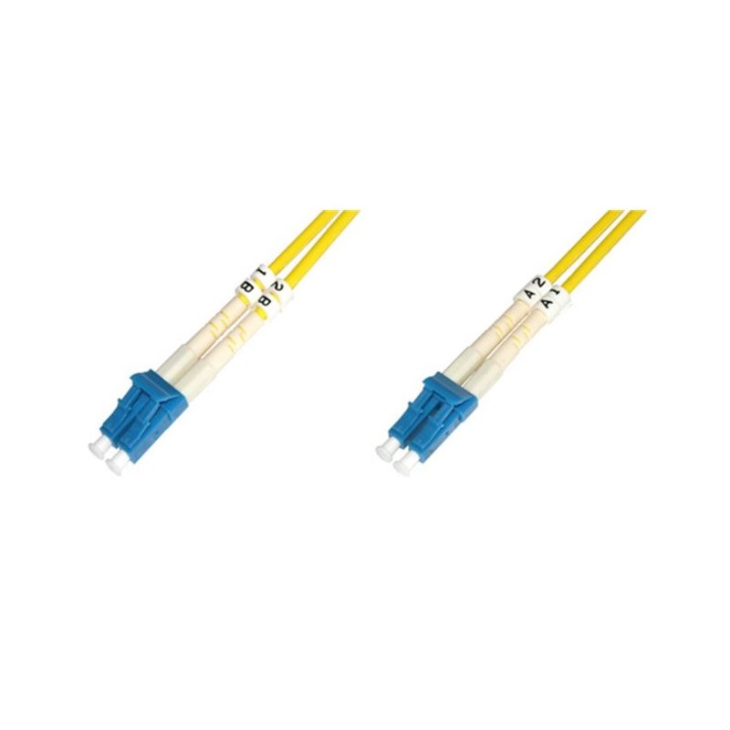 CAVO FIBRA - CAVO FIBRA OTTICA LC/PC DUPLEX SM 3METRI