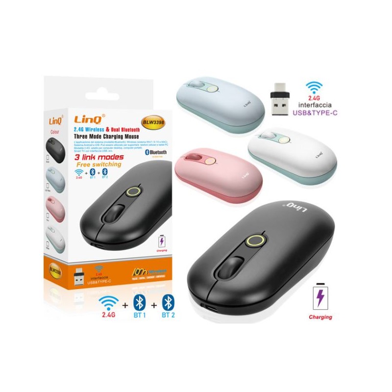 MOUSE BLUETOOTH - WIRELESS & DUAL BLUETOOTH