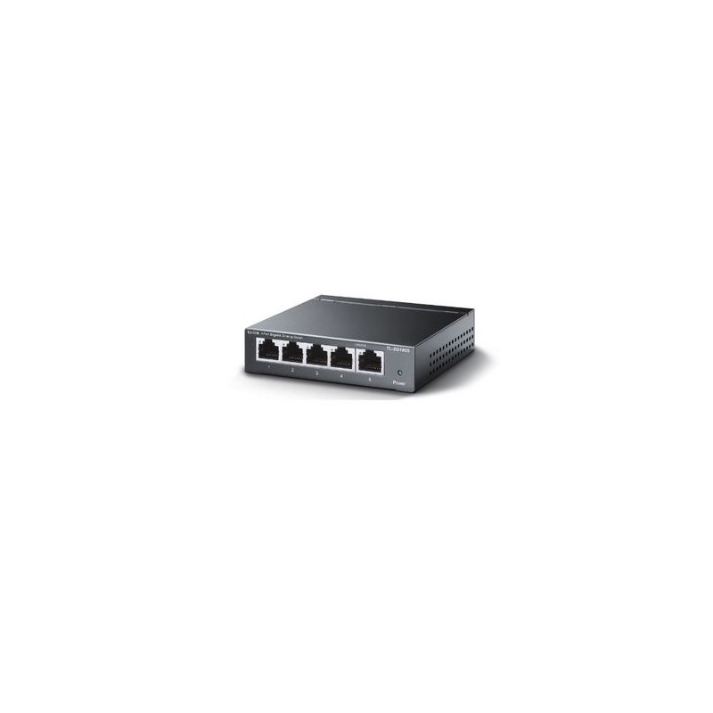 HUB SWITCH - Switch Gigabit Ethernet 5 Porte in metallo