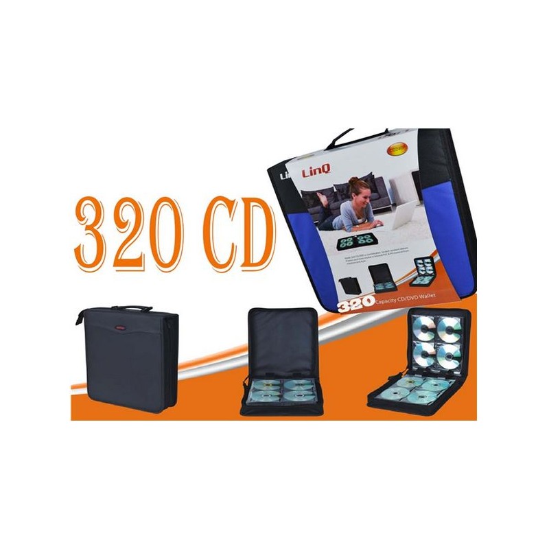 Porta CD/DVD Soft 320 posti