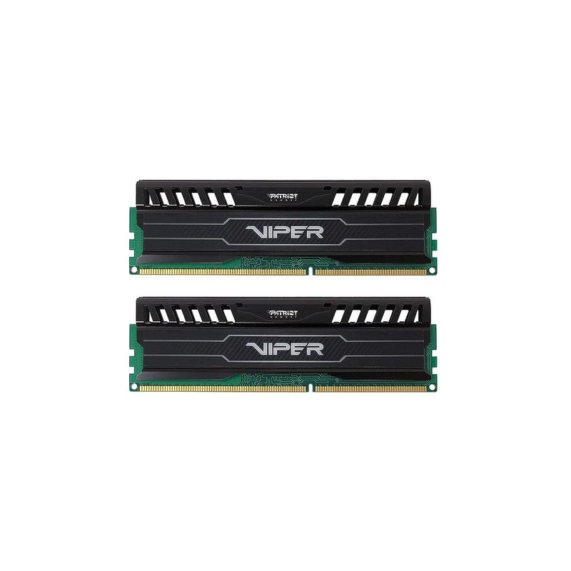 MEMORIA RAM - 16GB (2x8GB)Patriot Memory Viper 3 Black Mamba DDR3 1866 C10 Kit Memoria Gaming XMP 1.3 Nero 1,5v