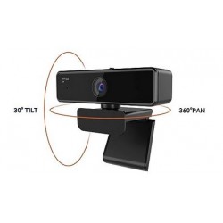 WEBCAM - Webcam 2K 1080P/60fps con doppio Microfono Integrato, Nero