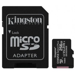 Micro SD-Card - 256GB Kingstone SDCS2/256GB 100mb/S
