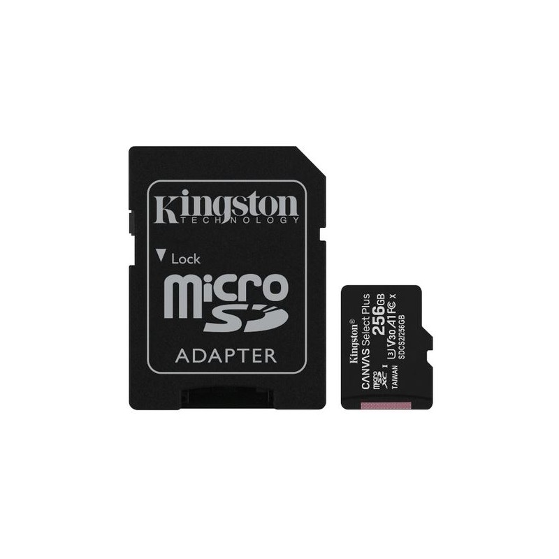 Micro SD-Card - 256GB Kingstone SDCS2/256GB 100mb/S
