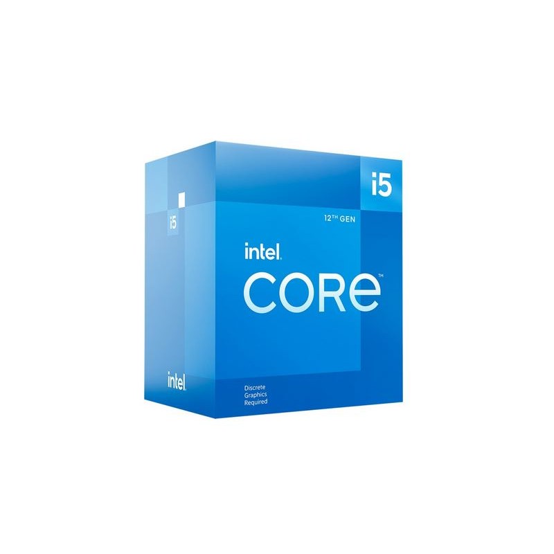CPU - Intel Core i5-12400F 6 Core 2.5GHz 18MB S.1700 BOX  (no VGA)