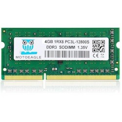 MEMORIA RAM - 4GB DDR3L 1600MHz SODIMM PC3L-12800S 1Rx8 PC3-12800 Non-ECC 1.35V CL11