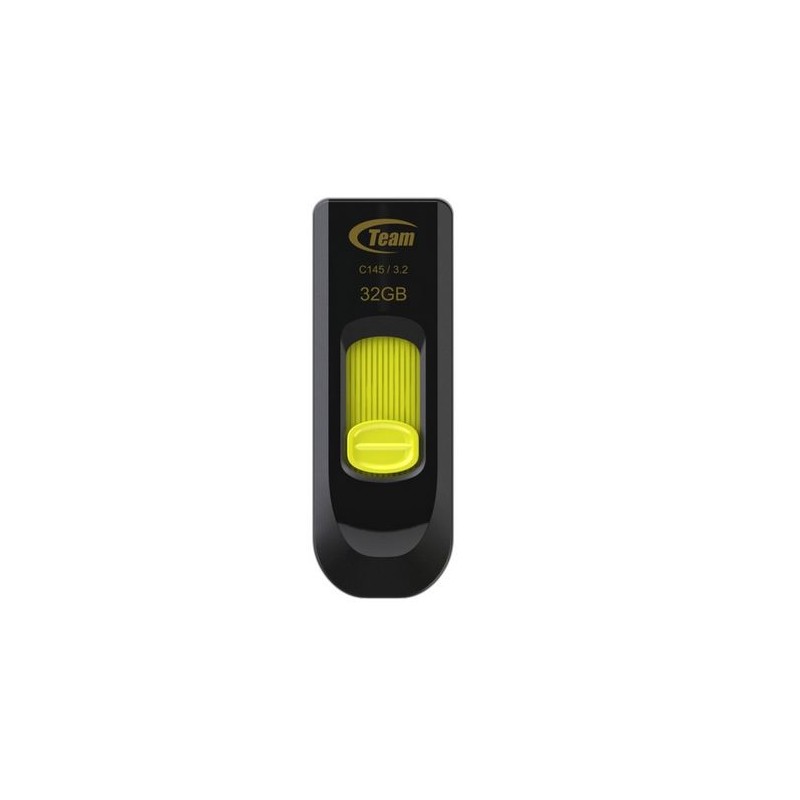 PEN DRIVE - 32GB Team Group C145 USB tipo A 3.2 Gen 1 (3.1 Gen 1) Nero, Giallo