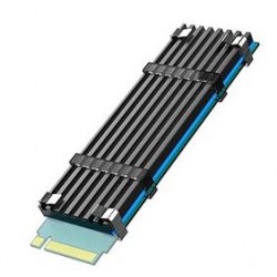 RADIATORE M2 -  Per SSD M.2 PCIe NVMe o SSD NGFF SATA M.2, inclusi Pad Termico compatibile con PS5 e PC