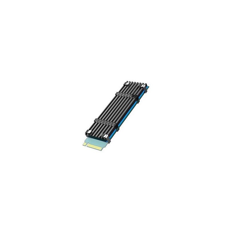 RADIATORE M2 -  Per SSD M.2 PCIe NVMe o SSD NGFF SATA M.2, inclusi Pad Termico compatibile con PS5 e PC