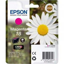 CARTUCCIA EPSON MAGENTA serie 18  Margherita  C13T18034010