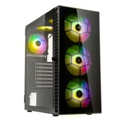 CASE - Kolink Observatory HF Glass Black ARGB Case Midi Tower Vetro Temperato 6ventole MinITX/mATX/ATX