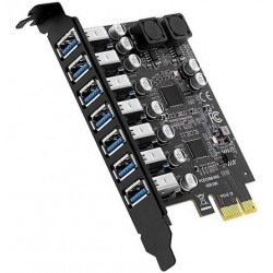 S.INTERNE - Scheda PCIe USB 3.0 a 7 port