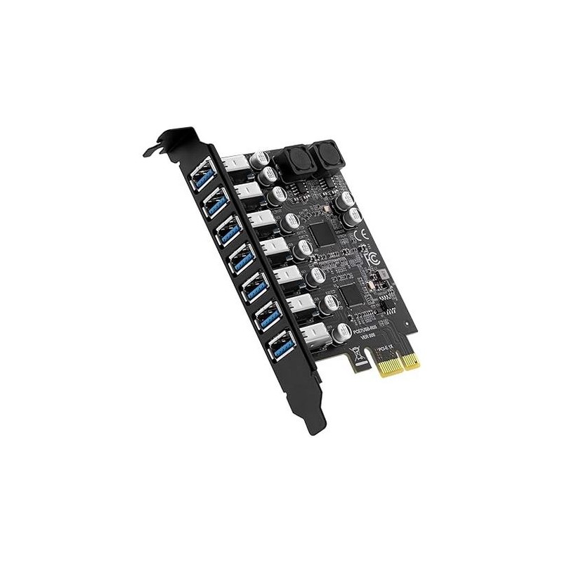 S.INTERNE - Scheda PCIe USB 3.0 a 7 port