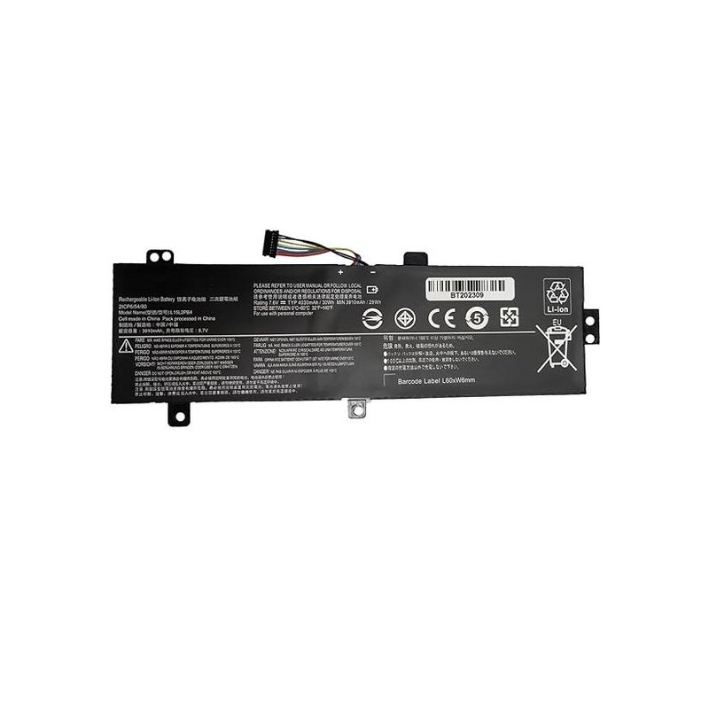 BATTERIA -  PER NOTEBOOK Lenovo IdeaPad 510-15ISK/15IKB 310-15ABR/15IAP/15IKB/15ISK 310 Touch-15IKB/15ISK Series (7.6V 30Wh)