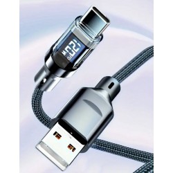 CAVI TELEFONO -  cavo di ricarica USB di tipo C da 120 W 6 A con display a LED