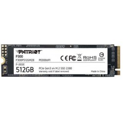 MEMORIA DATI - Patriot P300 M.2 2280 PCIe gen 3x4 NVMe SSD 512GB 1700 / 1100