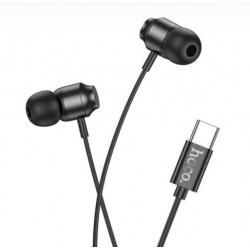 AURICOLARI -  TYPE-C HOCO M122 CON MICROFONO NERE