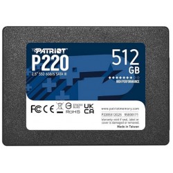 MEMORIA DATI - 512GB SSD Patriot P220 R550 W500
