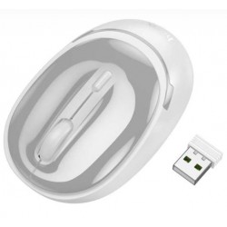 MOUSE - WIRELESS/BLUETOOTH HOCO GM34 2.4G 1600DPI GRIGIO-BIANCO