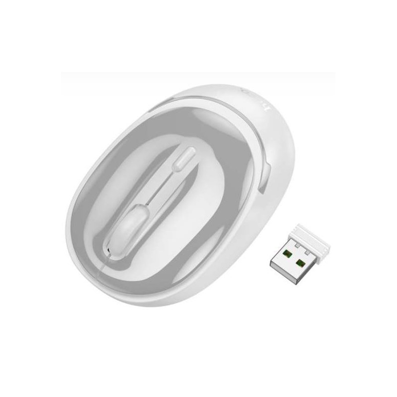 MOUSE - WIRELESS/BLUETOOTH HOCO GM34 2.4G 1600DPI GRIGIO-BIANCO