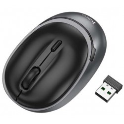 MOUSE - WIRELESS/BLUETOOTH HOCO GM34 2.4G 1600DPI GRIGIO-NERO