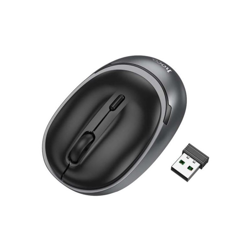 MOUSE - WIRELESS/BLUETOOTH HOCO GM34 2.4G 1600DPI GRIGIO-NERO