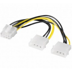 Adattatore 2x Molex 4 Pin > PCIe 8 Pin